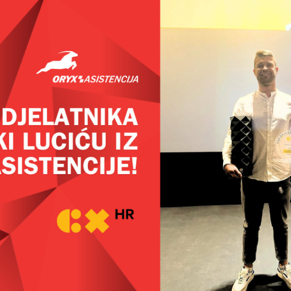 Nagrada Djelatnika godine Luki Luciću iz ORYX Asistencije!