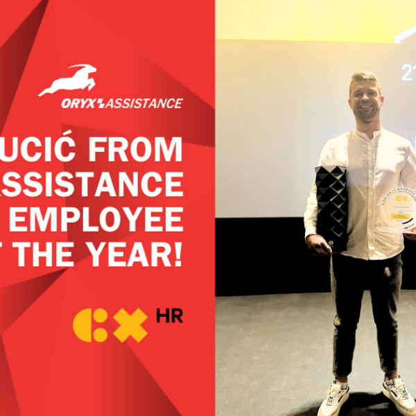 Luka Lucić from ORYX Assistance wins Employee of the year!